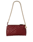 Marmont Small Shoulder, &pound;595, Handbags, Red, Leather, Front view
